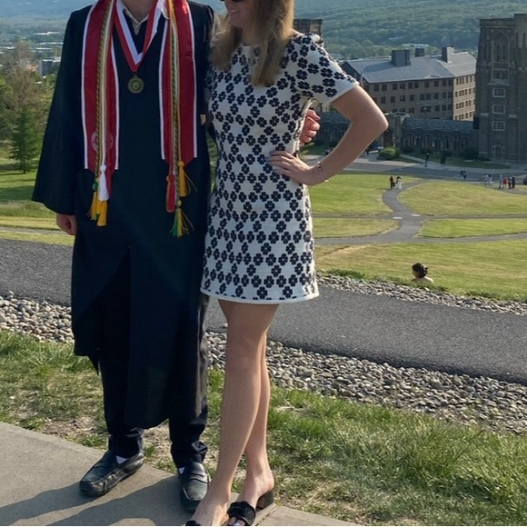 Kate Spade Printed Spade Dress Size 6 - Picture 8 of 8